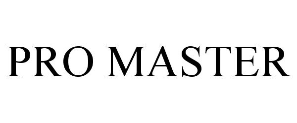 Trademark Logo PRO MASTER