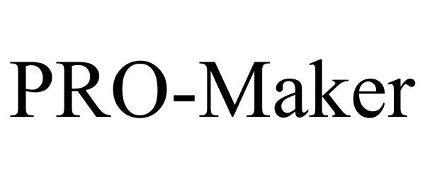 Trademark Logo PRO-MAKER