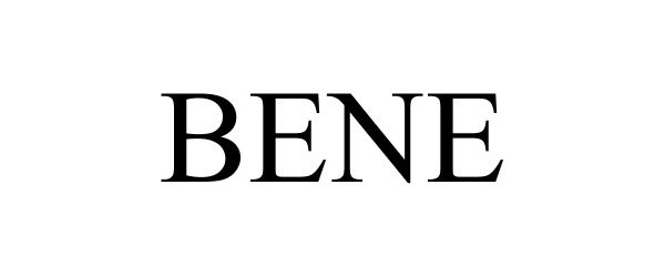 Trademark Logo BENE