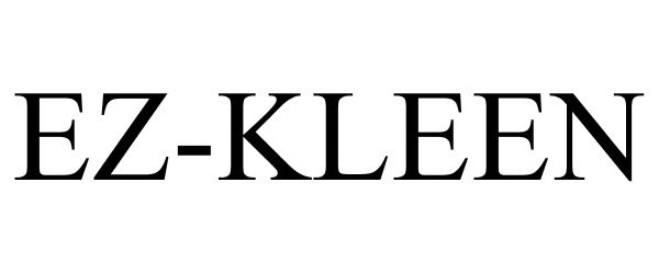 Trademark Logo EZ-KLEEN