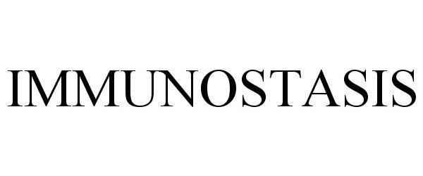Trademark Logo IMMUNOSTASIS