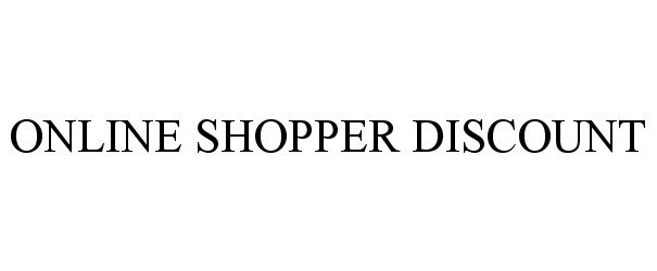 Trademark Logo ONLINE SHOPPER DISCOUNT