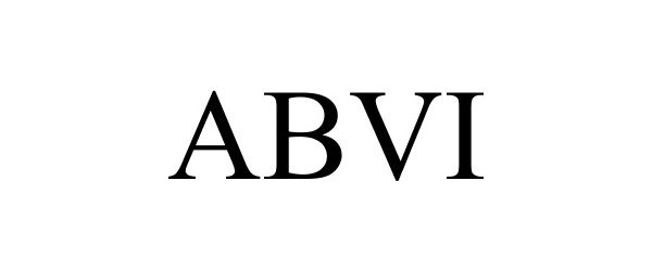 Trademark Logo ABVI