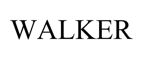 Trademark Logo WALKER