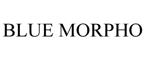 Trademark Logo BLUE MORPHO