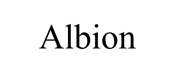 Trademark Logo ALBION