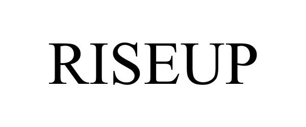 Trademark Logo RISEUP