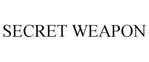 Trademark Logo SECRET WEAPON
