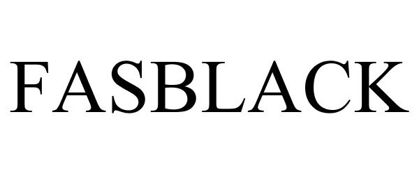 Trademark Logo FASBLACK