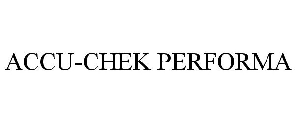 ACCU-CHEK PERFORMA