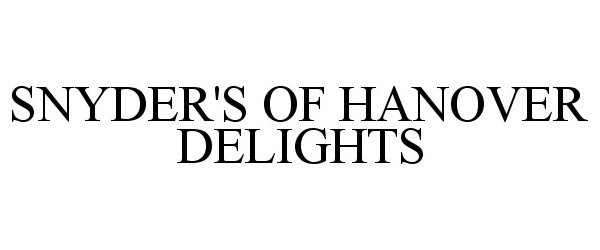  SNYDER'S OF HANOVER DELIGHTS
