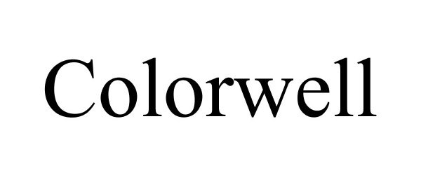 Trademark Logo COLORWELL