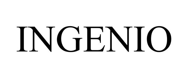 Trademark Logo INGENIO