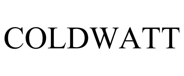 Trademark Logo COLDWATT