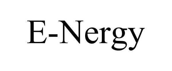 Trademark Logo E-NERGY