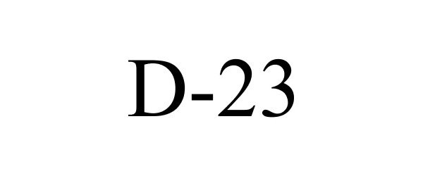 Trademark Logo D-23