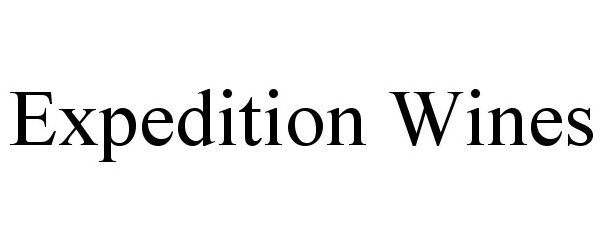 Trademark Logo EXPEDITION WINES