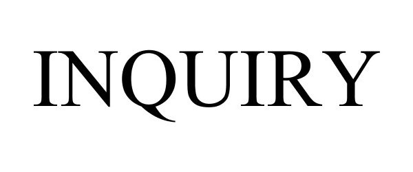 Trademark Logo INQUIRY