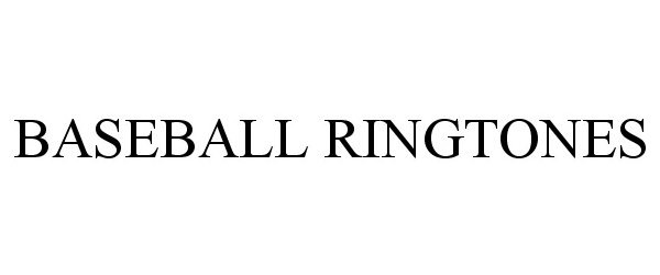  BASEBALL RINGTONES