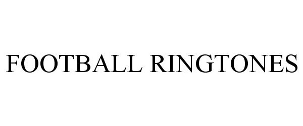 Trademark Logo FOOTBALL RINGTONES