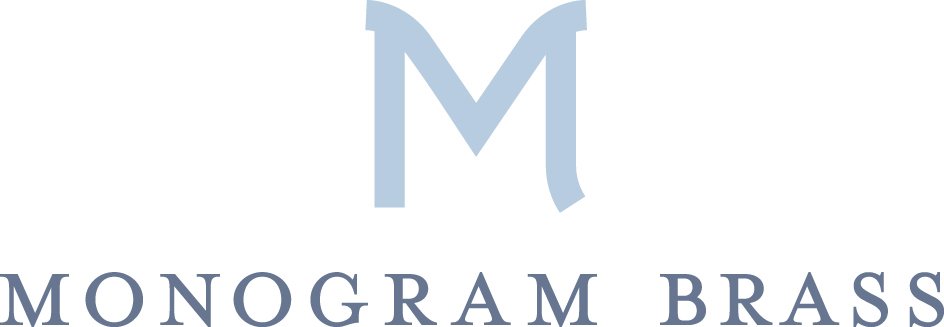  M MONOGRAM BRASS