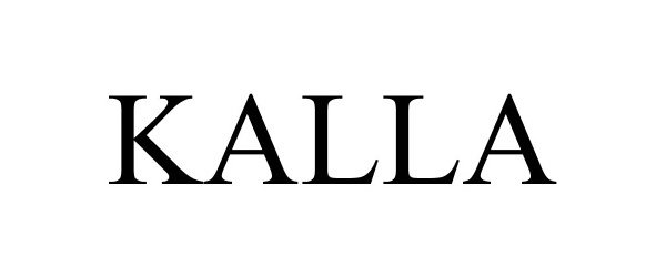 Trademark Logo KALLA