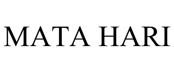 Trademark Logo MATA HARI