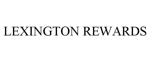 Trademark Logo LEXINGTON REWARDS