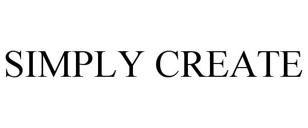 Trademark Logo SIMPLY CREATE