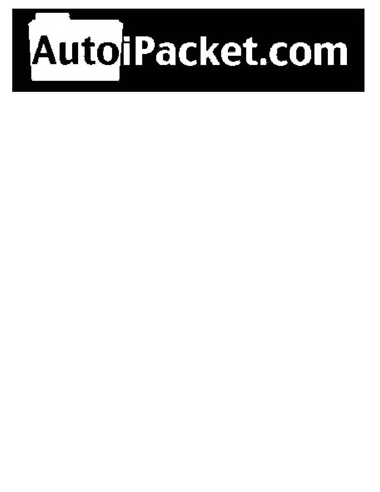 Trademark Logo AUTOIPACKET.COM