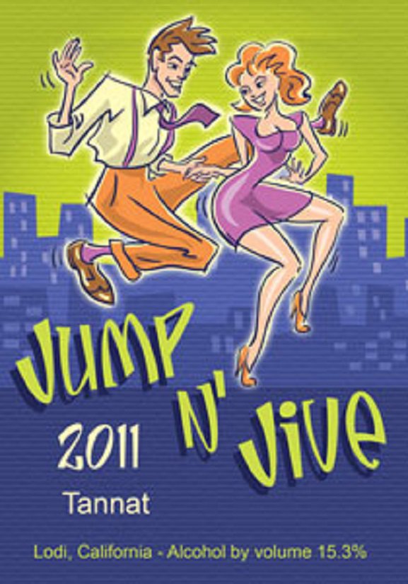  JUMP N' JIVE 2011 TANNAT LODI, CALIFORNIA Â· ALCOHOL BY VOLUME 15.3%