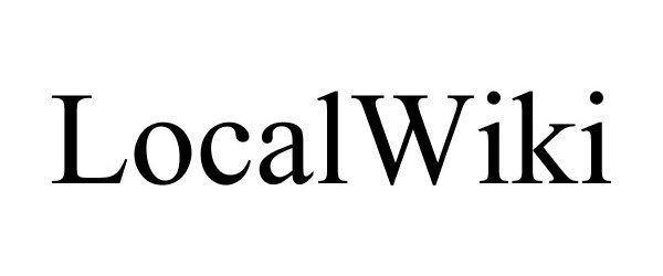 Trademark Logo LOCALWIKI