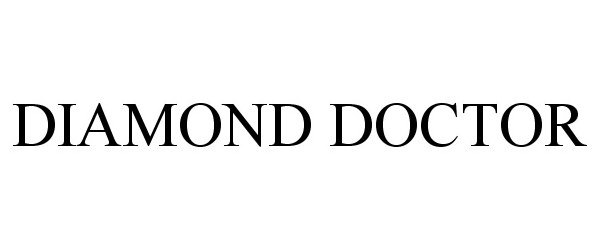 Trademark Logo DIAMOND DOCTOR