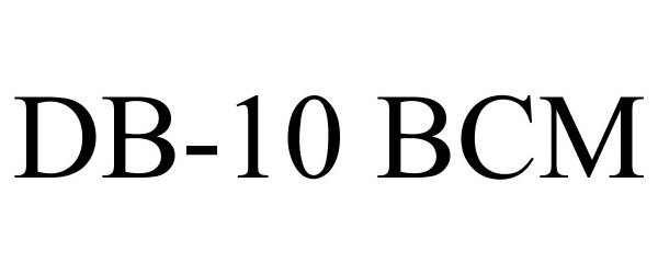 Trademark Logo DB-10 BCM