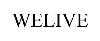 Trademark Logo WELIVE