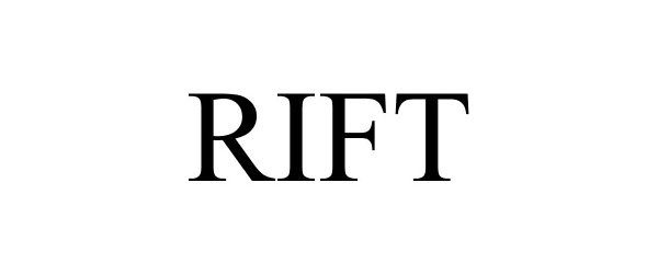 Trademark Logo RIFT
