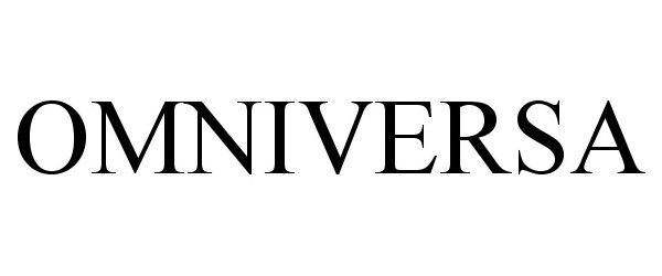 Trademark Logo OMNIVERSA