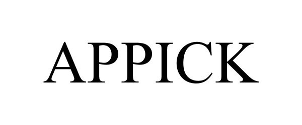 Trademark Logo APPICK