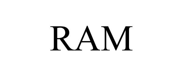 Trademark Logo RAM