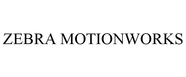 Trademark Logo ZEBRA MOTIONWORKS