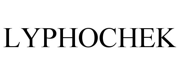 Trademark Logo LYPHOCHEK
