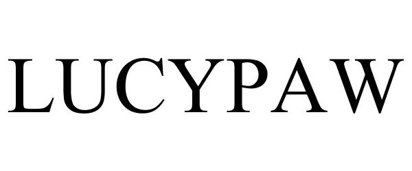 Trademark Logo LUCYPAW