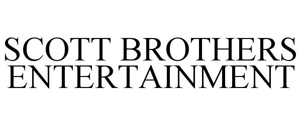 Trademark Logo SCOTT BROTHERS ENTERTAINMENT