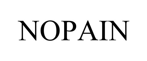 Trademark Logo NOPAIN