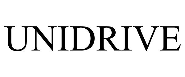 Trademark Logo UNIDRIVE