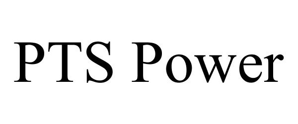 Trademark Logo PTS POWER
