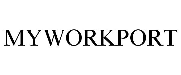 Trademark Logo MYWORKPORT
