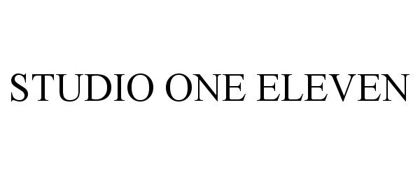 Trademark Logo STUDIO ONE ELEVEN