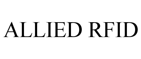 Trademark Logo ALLIED RFID