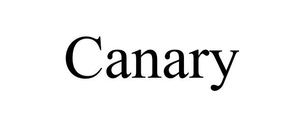 Trademark Logo CANARY